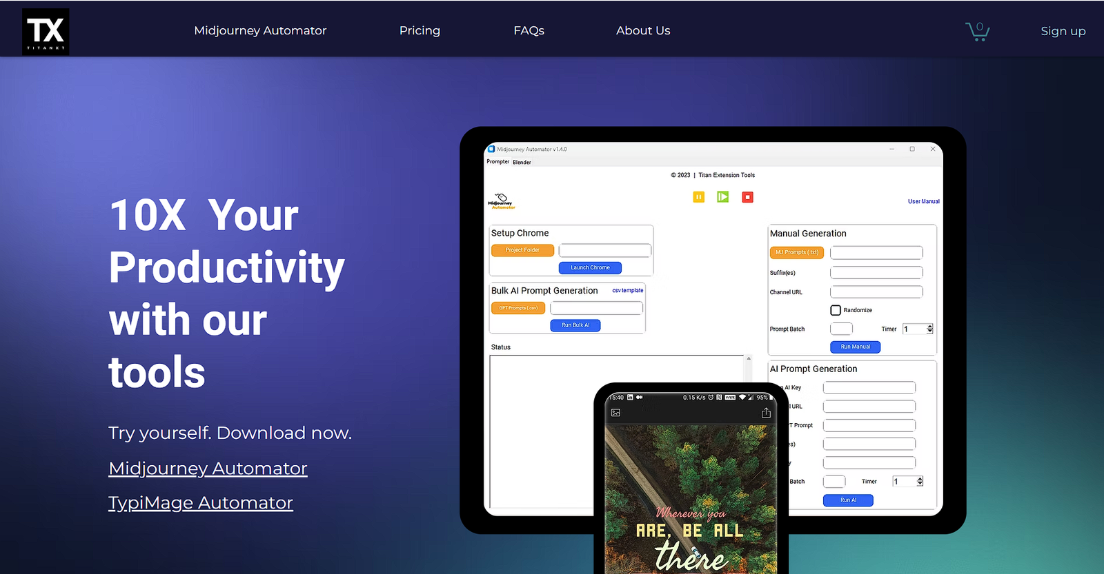 Midjourney Automation Suite
